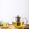 Microwave and Stovetop Safe Big Volume Glass Teapot